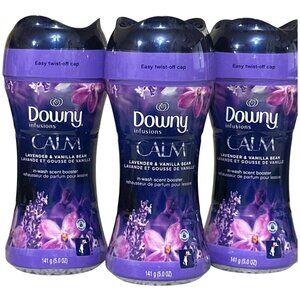 3-Downy Infusions Calm Lavender & Vanilla Bean In-Wash Scent Booster Beads 5 Oz